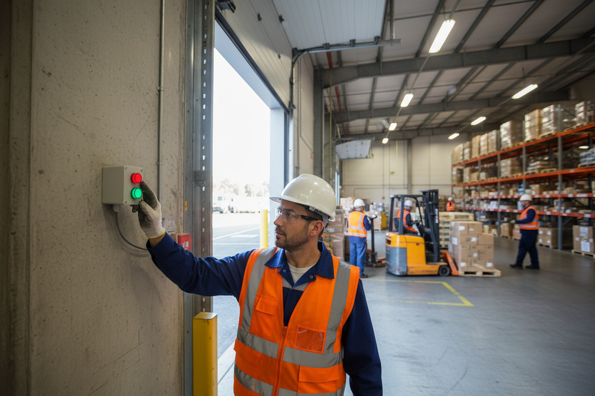 2 Position Push Button — Warehouse Dock No Truck