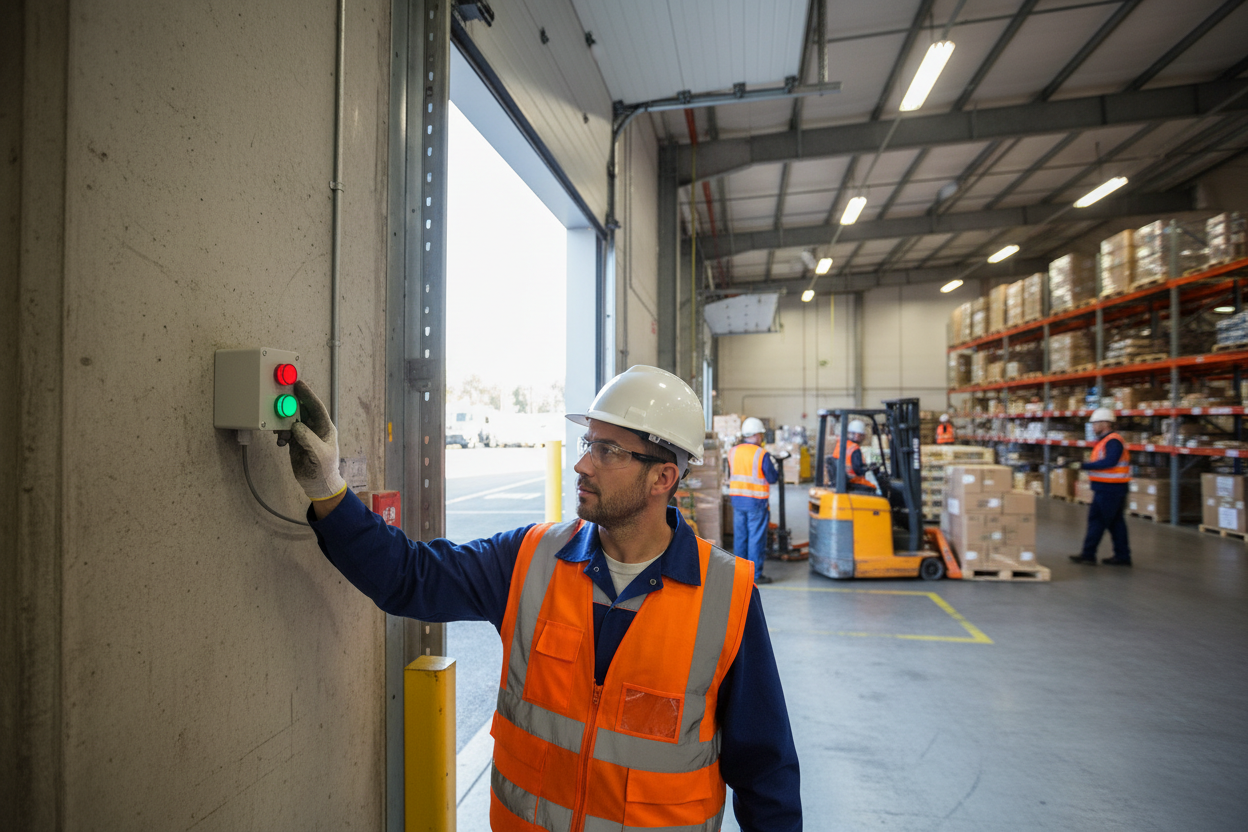 2 Position Push Button — Warehouse Dock No Truck