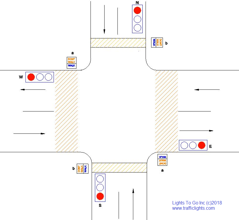 AC 4-Way Signal Control w/Peds-N10