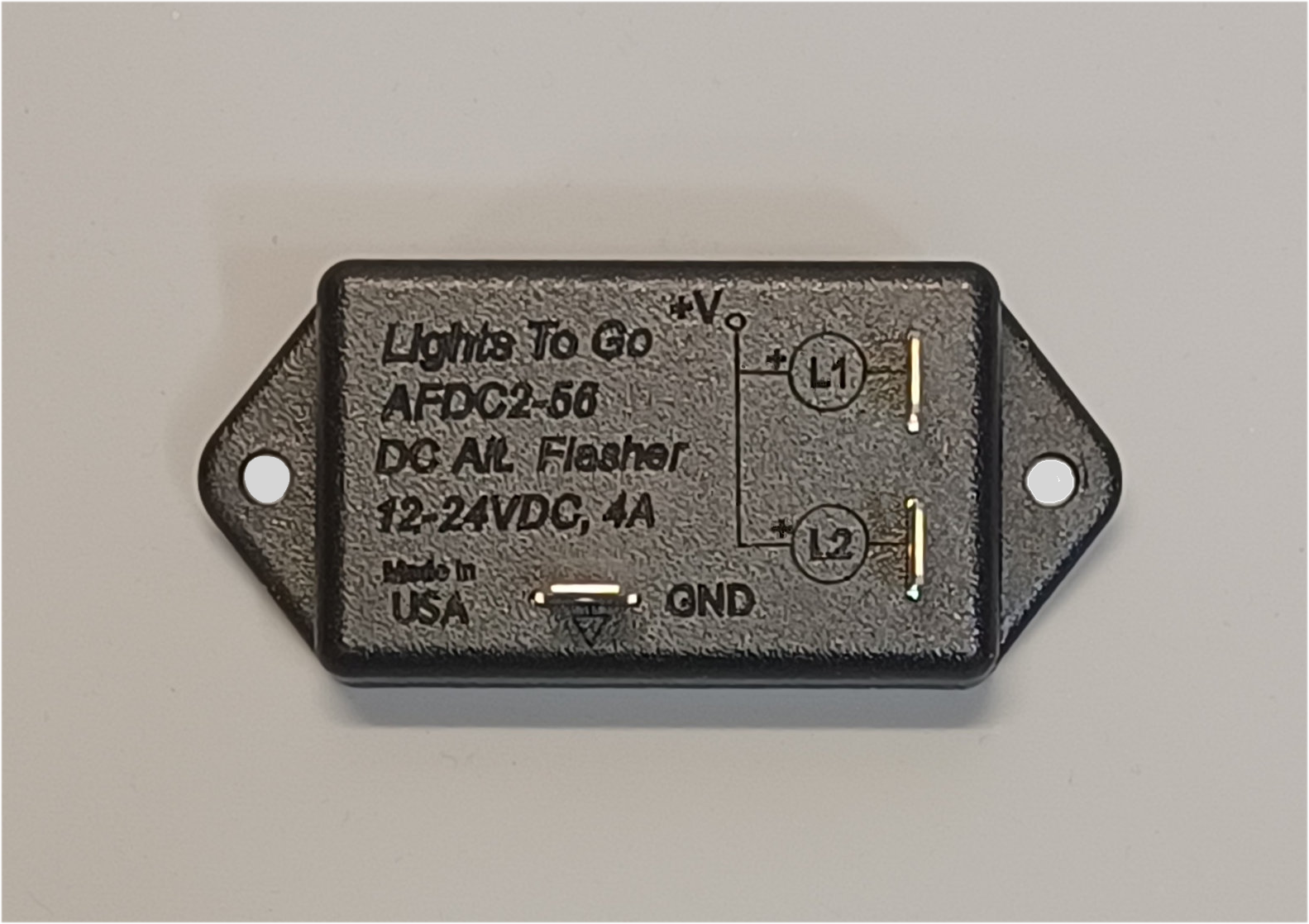 High power, encapsulated DC Flasher 56 flash per minute