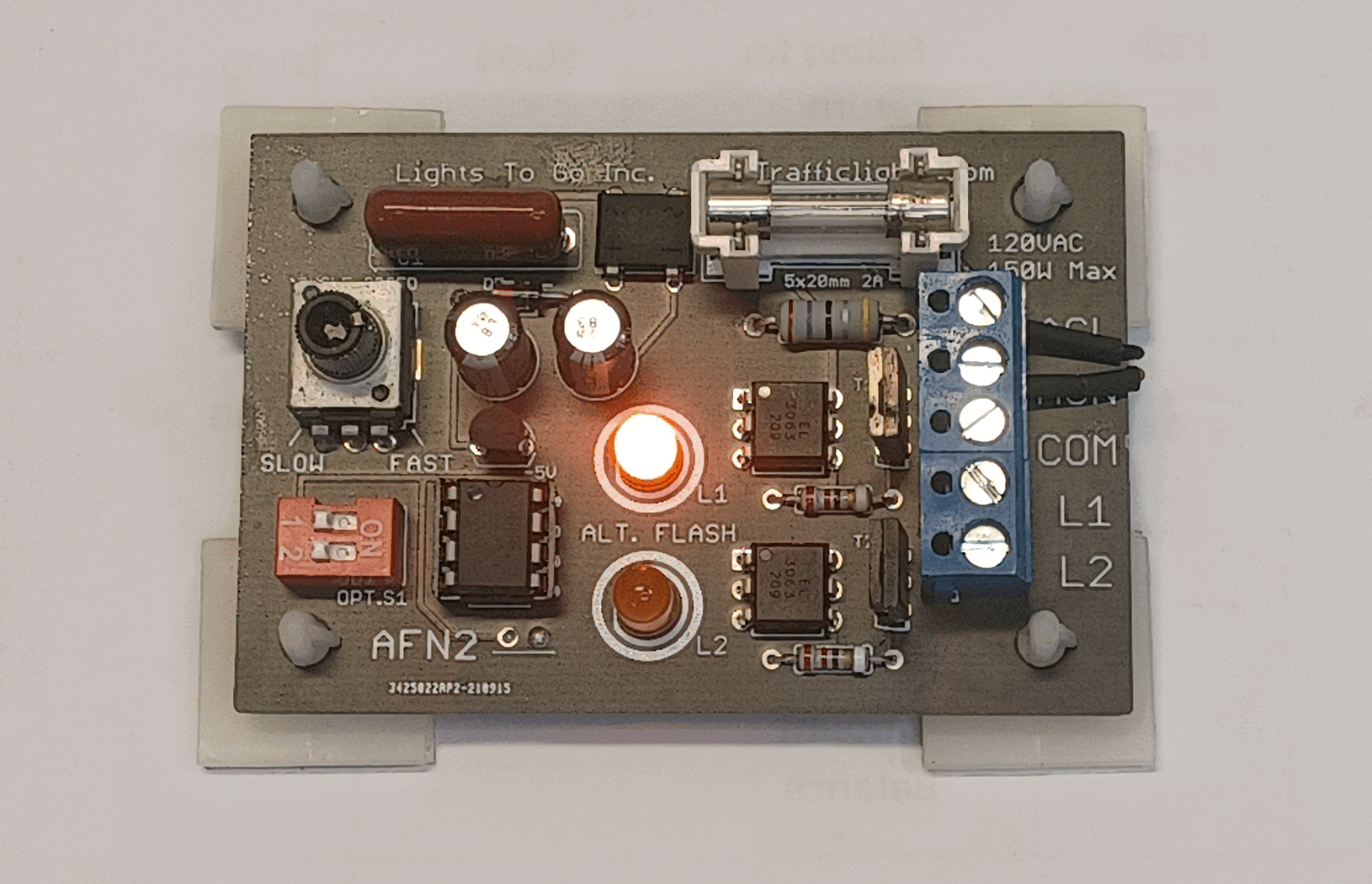 Gif Showing the alternating flash of the AFN2