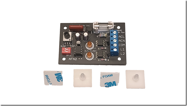 AFN2 Control Board with Included Mounting Feet.