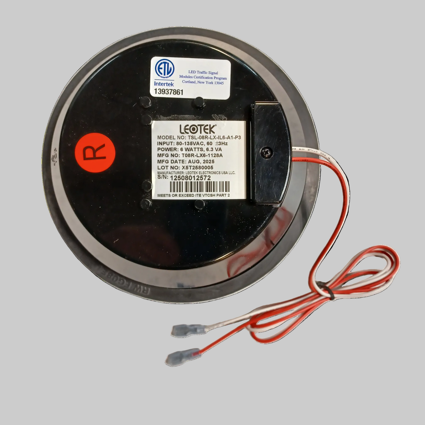 Leotek -Red, 8inch (200mm) LED Signal Module