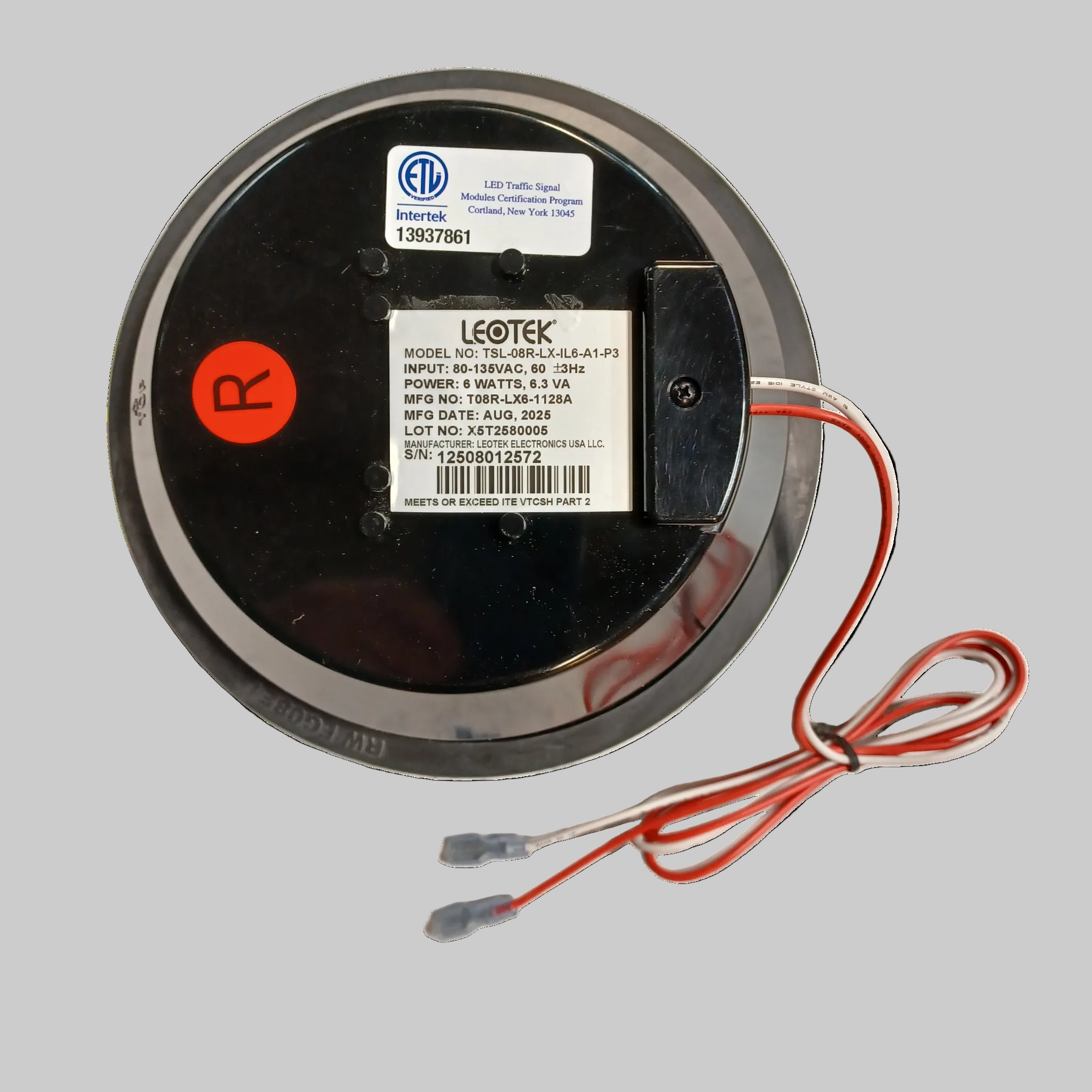 Leotek -Red, 8inch (200mm) LED Signal Module