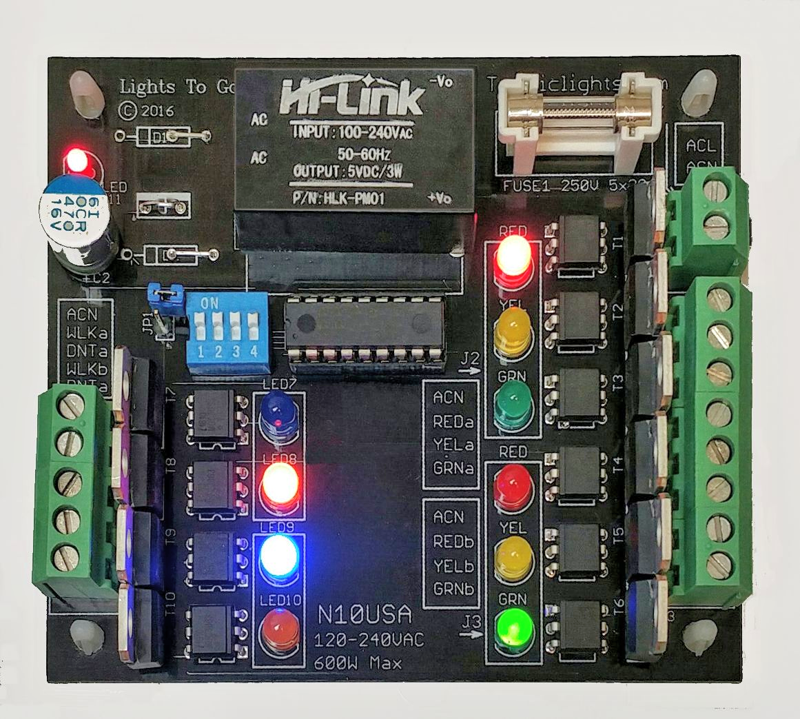 AC 4-Way Signal Control w/Peds-N10