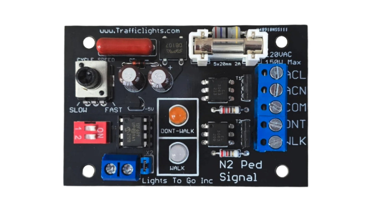 Walk In Controller AC Pedestrian Controller N2 - Walk/Don't Walk Signal Controller ...