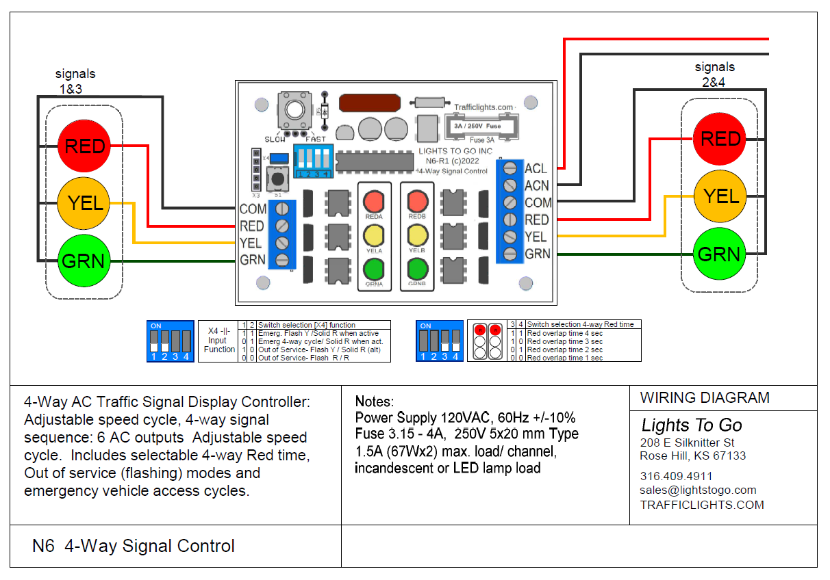 N6 - 4 Direction Controller