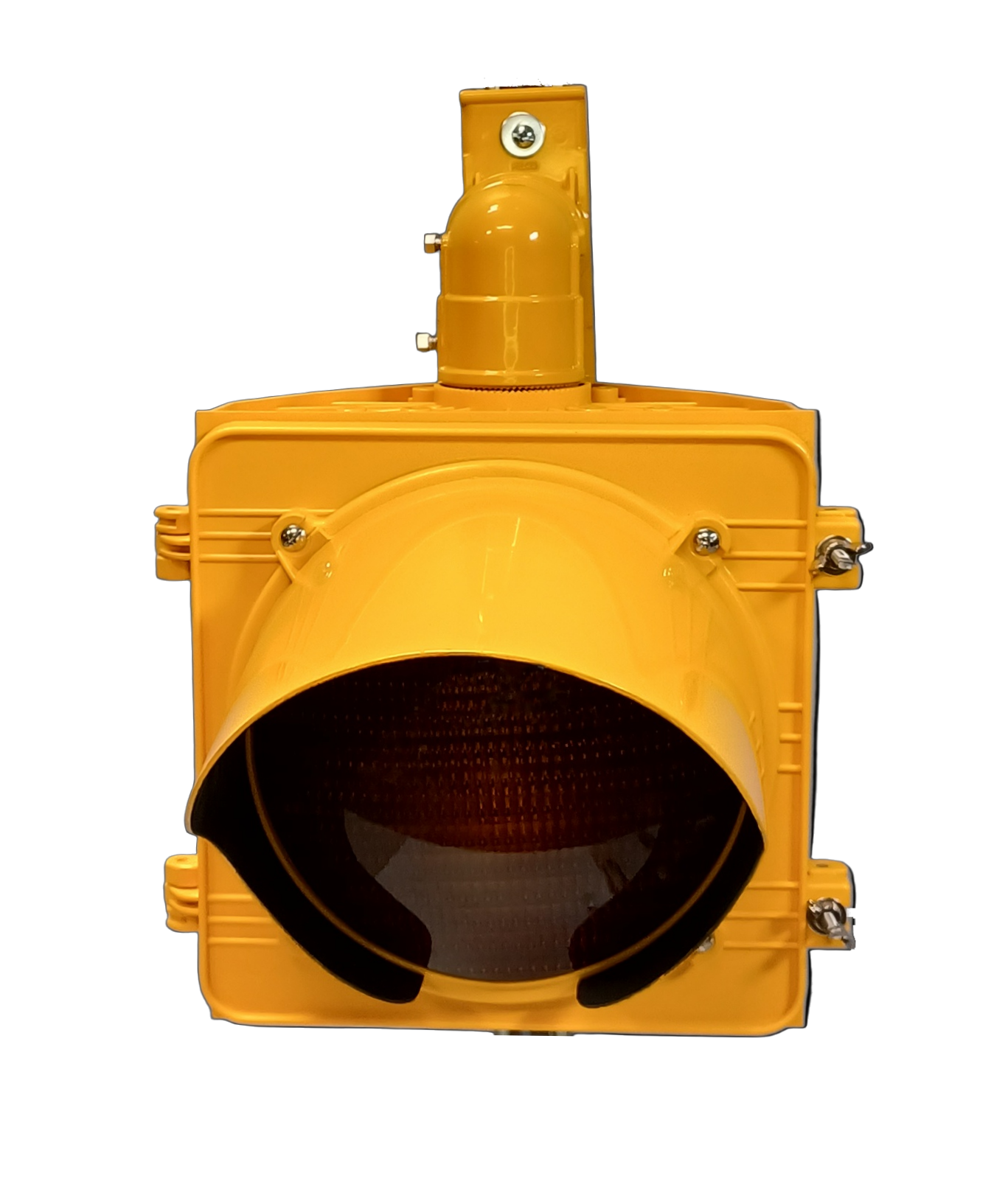 WMF-1 mounting arm in use w/ yellow ITE signal