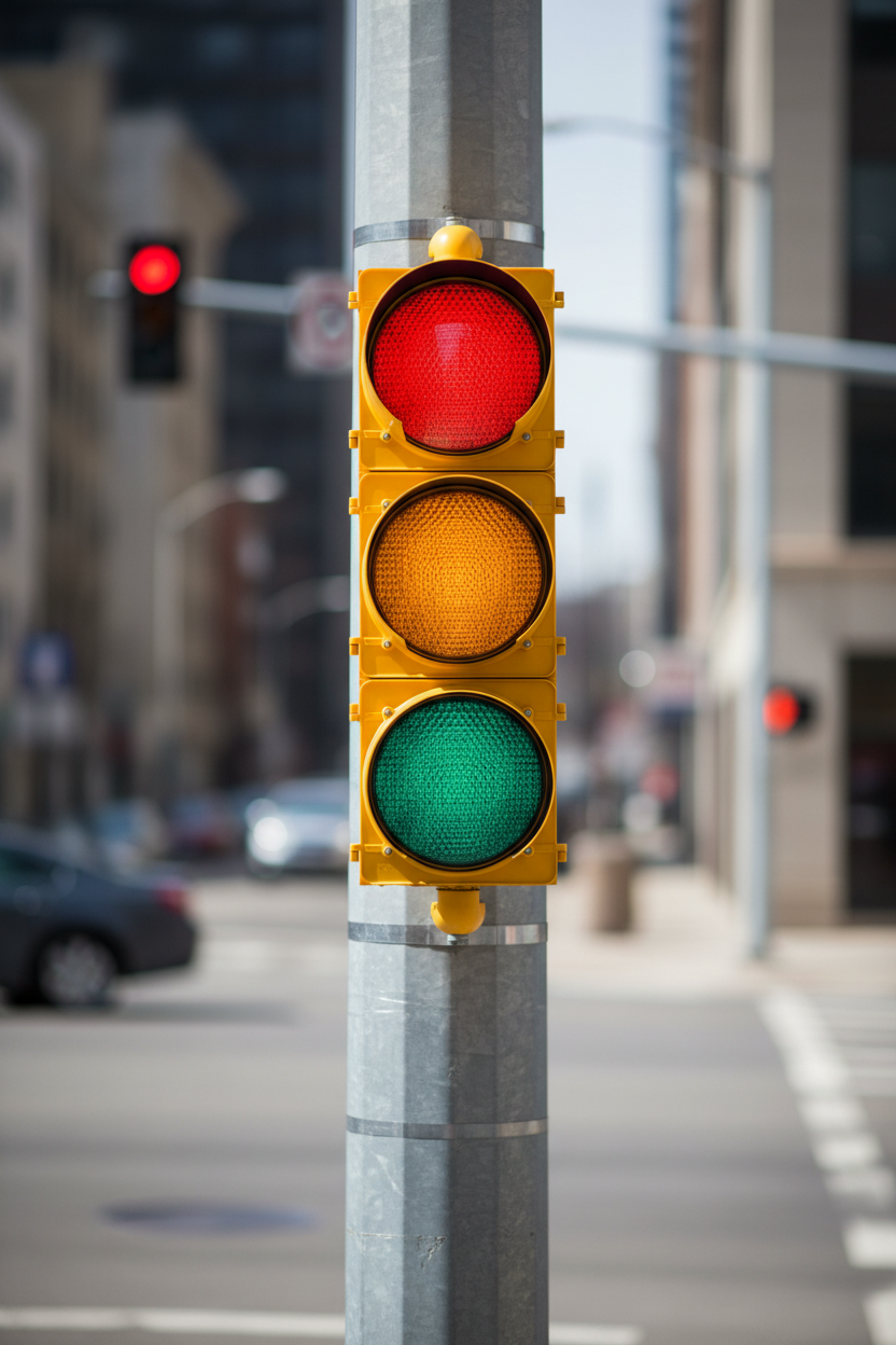 McCain ITE RYG 8" Signal — Street Scene