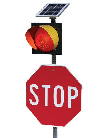 Solar Flashing Beacons - RRFB for Crosswalks & Road Signs | Lights To Go